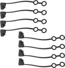 8PCS 2 SAE Pin Plug Cap, Waterproof Protection Plug Replacement Dust-Proof Weath