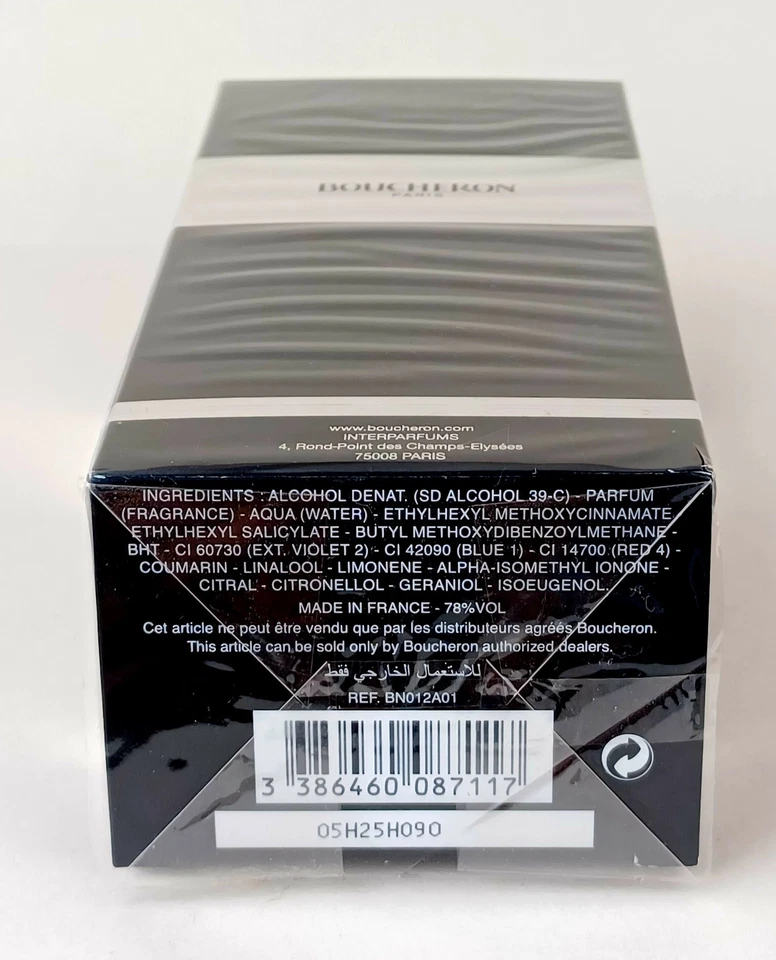 BOUCHERON QUATRE ABSOLU DE NUIT EDP NAT. SPRAY NEW/ORIGINAL PACKAGING - Image 3 of 4