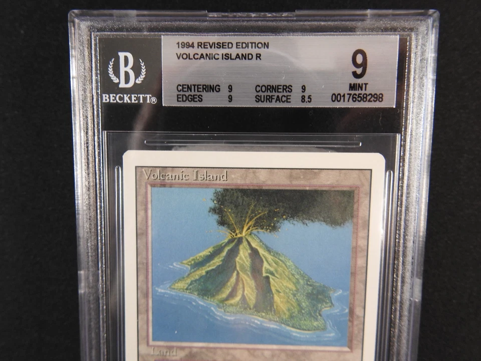 Volcanic Island BGS 9 MINT [Revised Edition] Mtg Magic Free Shipping - Image 3 of 4