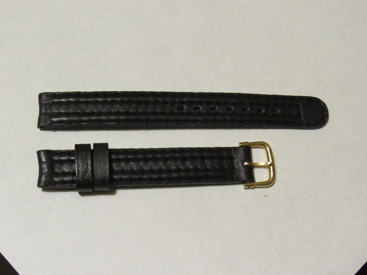 Bracelet De Montre En Cuir Vert – Vintage – Stock Ancien LIP 1985
