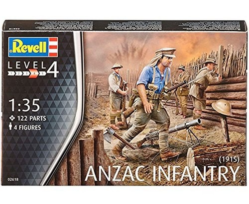 02618 ANZAC Infantería (1915) Kit Modelo Soldados para Crear Atacar y Pintar | Condition: Nuovo