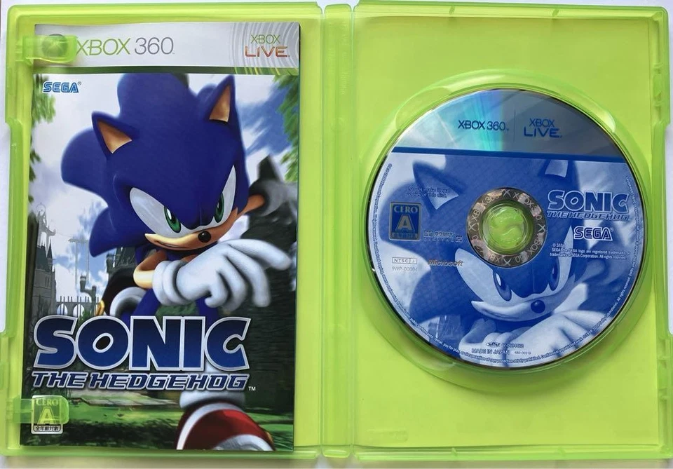 Sonic the Hedgehog Xbox 360 Microsoft Video Game Software Japan Import - Image 3 of 3