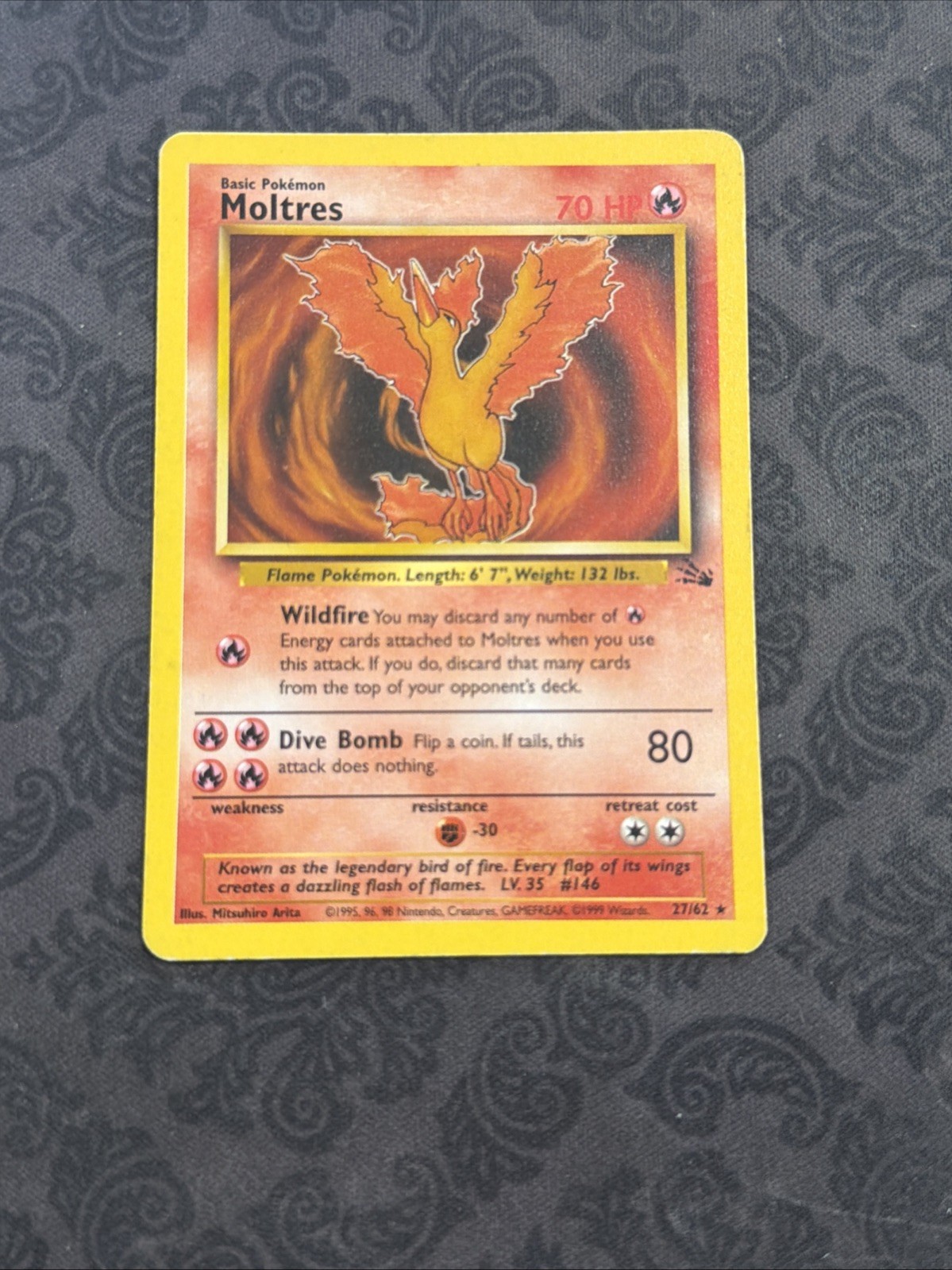 Moltres (27) 27/62 Unlimited Fossil