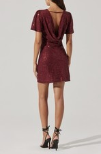NEW ASTR the Label Sequin Mini Dress Size Medium Sparkle Party Gala Sequin