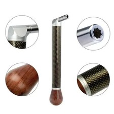 New 1 pc Piano Tuning Hammer Lever Carbon Fiber Tuning Hammer Tip Black-