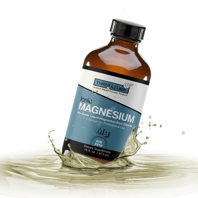 Thrival Labs Liquid Ionic Magnesium Supplement | Professional Strength | 16oz