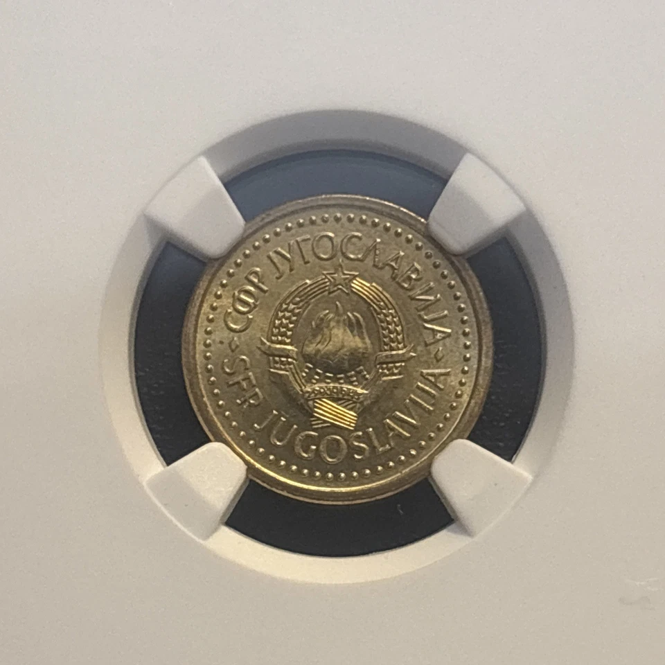 1990 Yugoslavia 10P - Brilliant Uncirculated (BU) NGC Graded Foreign World Coin - Image 3 of 4