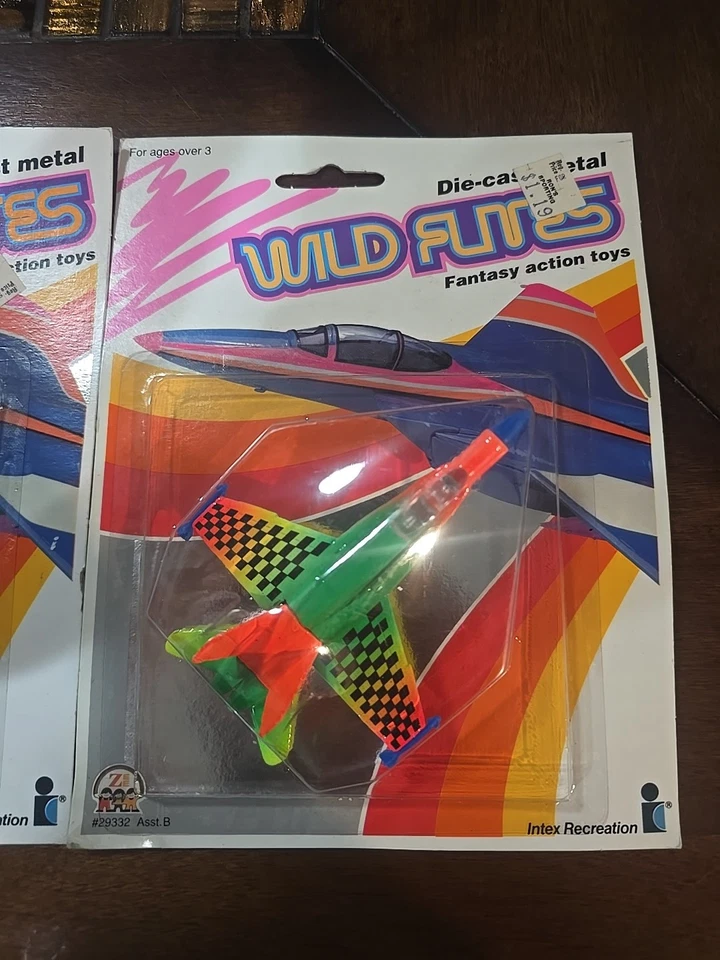Vintage Die Cast Wild Flites F-20 Tigershark & F-18 ZEE Toys 1989 Jet Air Plane - Image 2 of 4