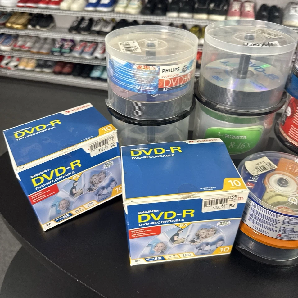 Huge Lot Of Multi-Brand DVD+R Blank CDs Some Unopened Some Opened - Image 4 of 4