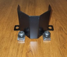 Table probe protector steel bracket. Black powder coated. Made in USA.