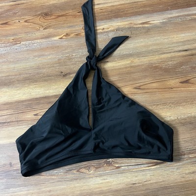 Aerie women s swim top halter style, NWT, size XL, blk