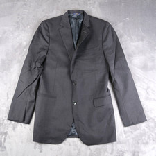 Brooks Brothers 1818 Fitzgerald Dark Gray Blazer Size 40L Made In USA