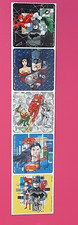 STICKERS: 5 Justice League wonder woman Stickers, 2.5" x 2.5" each, Party Favors