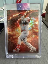 2022 Prizm Mike Trout Lava Flow SP #LF-1 Angels Short Print Rare Case Hit