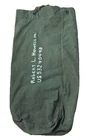 Vintage WW2 Green Canvas Duffle Bag US Army Military + Unmarked Scabbard