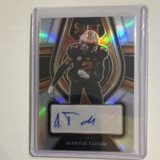 Panini 2022 Select Draft Picks Rookie Prizm Autograph Alontae Taylor Tennessee