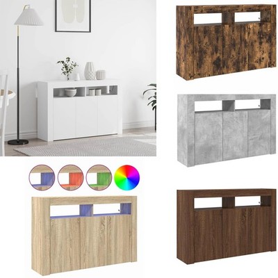vidaXL Sideboard Sonoma-Eiche 116 x 30 x 75 cm Holzwerkstoff