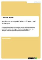 Implementierung Des Balanced Scorecard Konzeptes Christian MüLler