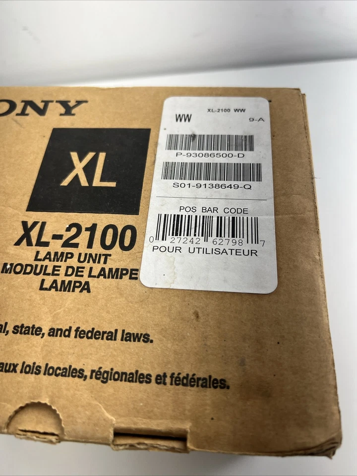 Unidade de lâmpada de substituição Sony OEM Sony XL-2100 142573801 - Imagem 2 de 4