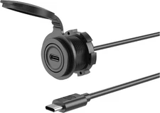 Mount Extension with 3 ft Cable, 12V Car Charger with Type-C Port