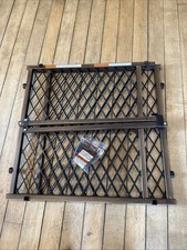 Evenflo 2026900 Position and Lock Farmhouse Pressure Mount Gate - Dark Wood