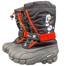 Disney Sorel Olaf Snow Boots Kids Size 13 Winter Waterproof Insulated Warm