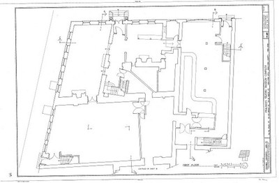 Photo:3. First floor plan - Fraunces Tavern Museum Complex, 54-58 Pearl