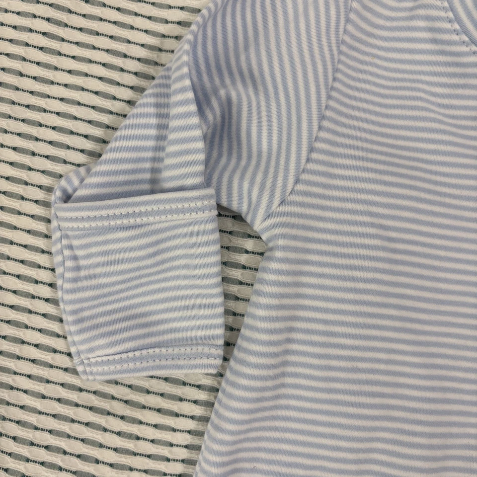 Kissy Kissy Simple Stripes Converter Gown Blue Pima Cotton  5 Months - Image 3 of 4