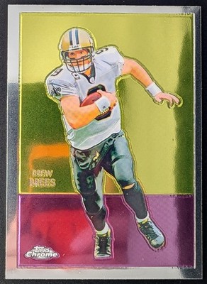 2009 Topps Chrome Drew Brees #C30 Chicle Saints HOF