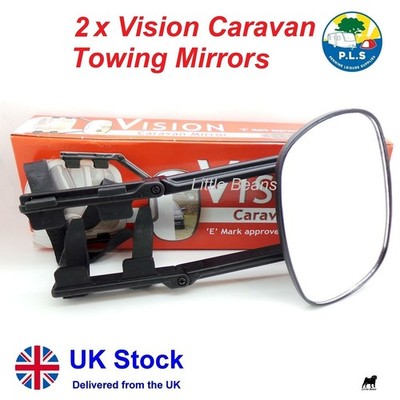 2 x Abschleppspiegel Auto Tür Außenspiegel Verlängerungen Easy Fit 4x4 Vision SM0060