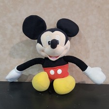 FISHER PRICE MICKEY MOUSE PULL STRETCH 13" Sound Plush Soft Toy Stuffed Animal
