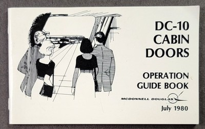 McDonnell Douglas DC-10 Cabin Doors Operation Guide Book Manual 1980