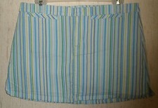 EXCELLENT WOMENS Abercrombie Fitch STRIPE MINI SKIRT SIZE 6