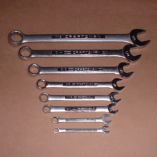 Vintage Craftsman Combination Wrench 12 pt. Standard SAE -V- Series (Select One)