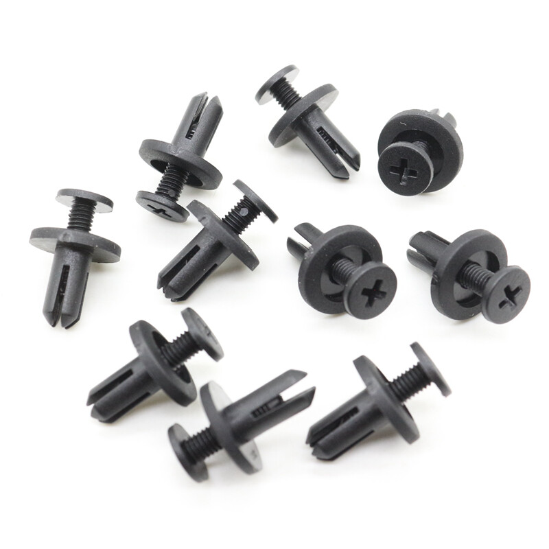 10X For Mitsubishi MB345544 Nylon Molding Clip Push-Type Retainer