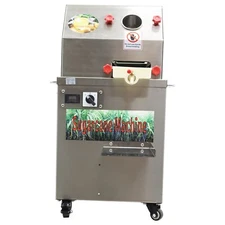 24V DC/110V AC Electric Sugarcane Juice Extractor with 3-Stainless Steel Rollers