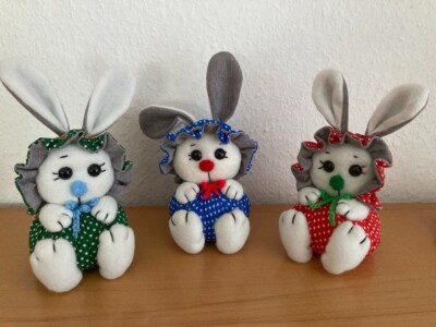 Hasen, ostern Deco, verschidene Farbe, Hoch19 sm