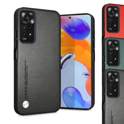 Stoßfeste Bumper Leder Tasche Hülle für Xiaomi Redmi Note 11 12 Lite 12T 13T