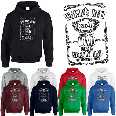 World No 1 Best Dad Much Cooler Herren Hoodie Vatertag 2025 Geschenk Pullover Hoody