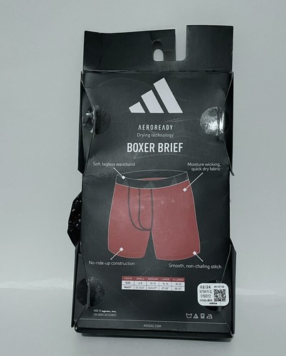 Adidas 4-Pack Boxer Briefs Aeroready Youth Boy's Size XL (18-20) FREE SHIPPING! - Picture 3 of 3