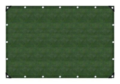 Target Gewebeplane oliv 2 x 3m UV-stabil Ösen 50 cm - 91232