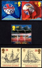 1992 Europa SG1615 - SG1619 International Events Set Unmounted Mint MNH