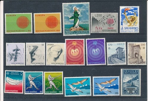 D444957 San Marino Nice selection of MNH stamps