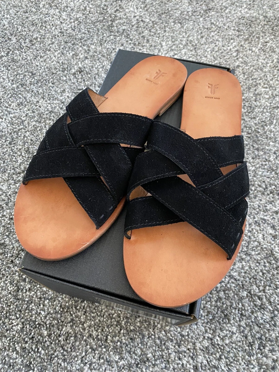 Frye criss cheap cross sandals