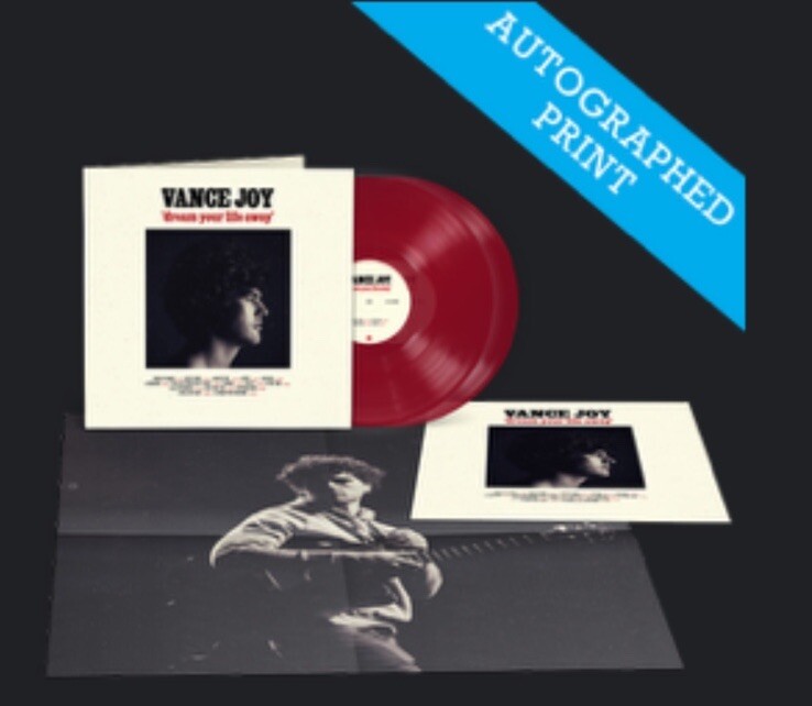 Vance Joy - Dream Your Life Away - Spotify Red Vinyl LP x/1000 Signed Print