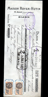 DIJON (21) LIKÖRBRENNEREI ''Ets. ROYER-HUTIN / H. ADAM Succ'' 1934