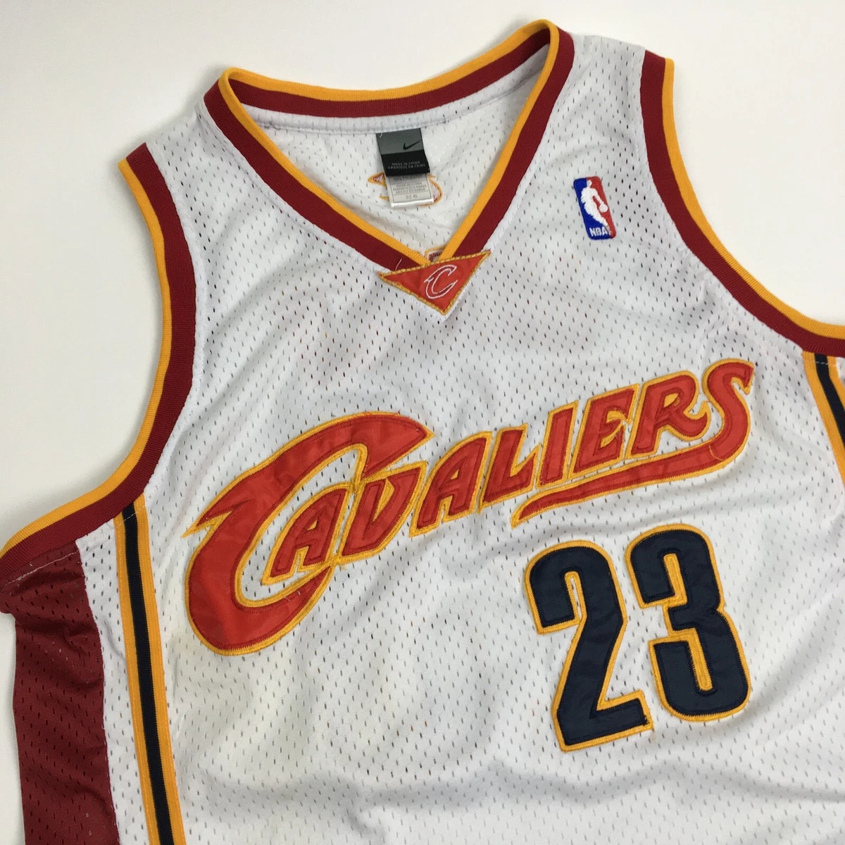 Cleveland Cavaliers 23 LeBron James White Revolution 30 NBA Jerseys