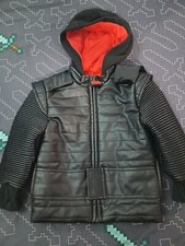 Disney Store Star Wars Boys Faux Leather Jacket The Last Jedi Size 2 Toddlers