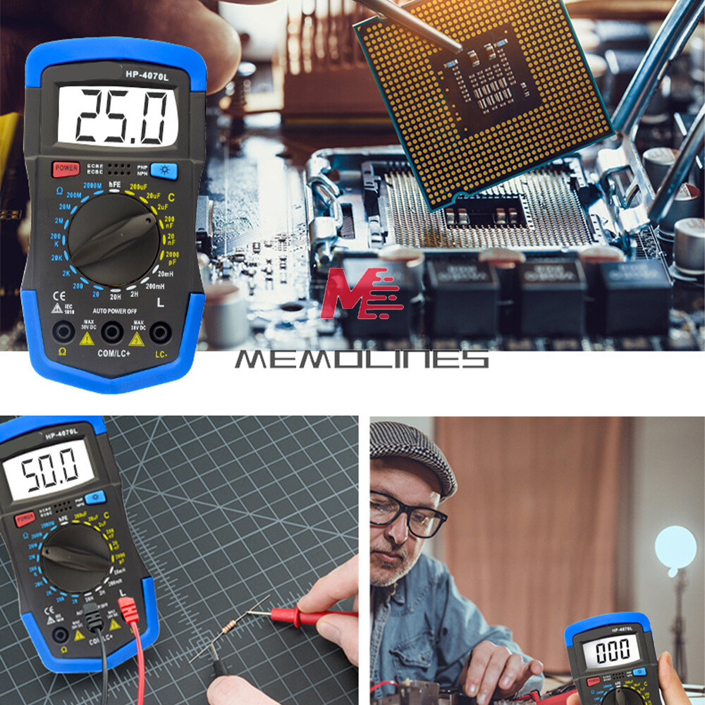 Digital LCD Multimeter Capacitance Inductance LCR Meter Tester Repair Tool  New | eBay