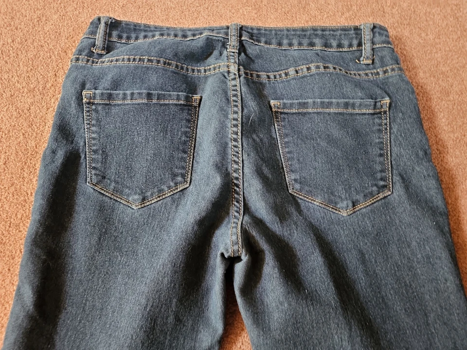 Jeans FOREVER 21 Feminino Skinny Leve Jeans Azul Tamanho 30 EUA - Imagem 4 de 4